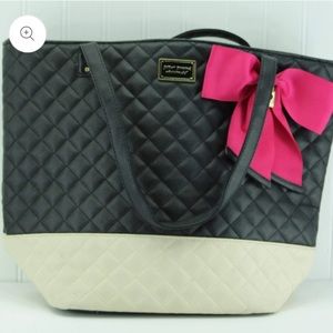 Betsy Johnson Quilted Bow Tote
